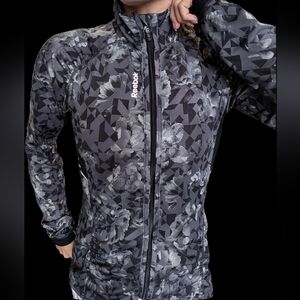 Athletic Zip-up Floral Geometric